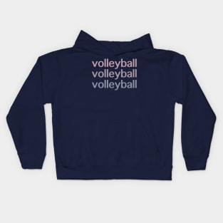 volleyball volleyball volleyball Kids Hoodie